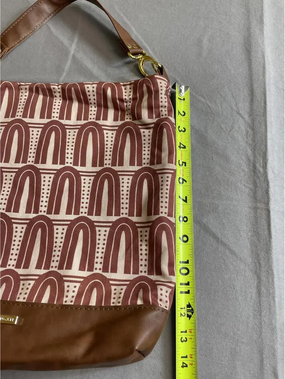 Hannah Wingate fabric purse, tote, bag